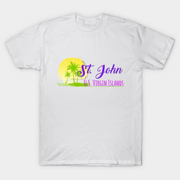 Life's a Beach: St. John, U.S. Virgin Islands T-Shirt by Naves